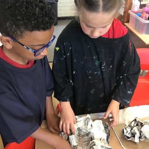 Making a volcano