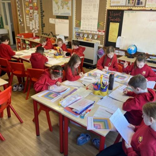 Formal written multiplication