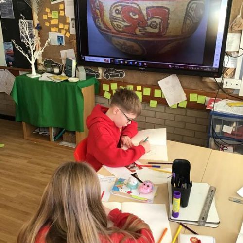 Designing our own Mayan cooking pot