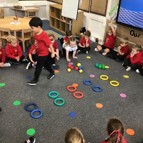 Comparing amounts using the vocabulary more and fewer