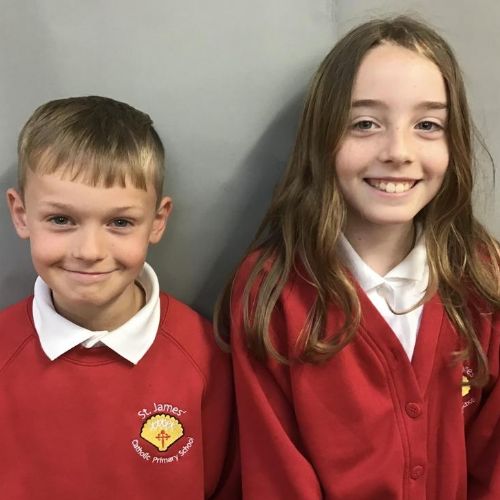 Introducing this year’s Sports Councillors Robbie and Lily who will attend meetings held by West Lancashire Sports Partnership