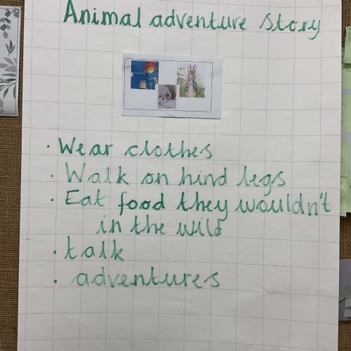 Features of an animal adventure story