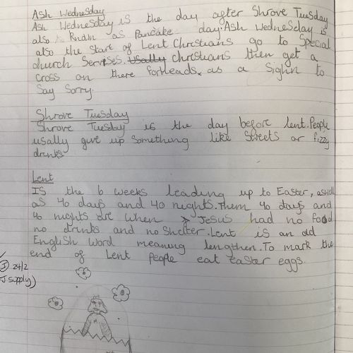 Curriculum Evidence