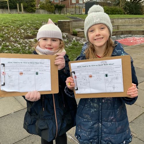 Playground hunt for alive, used to be alive or never been alive