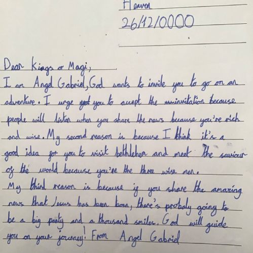 Letters to the three kings