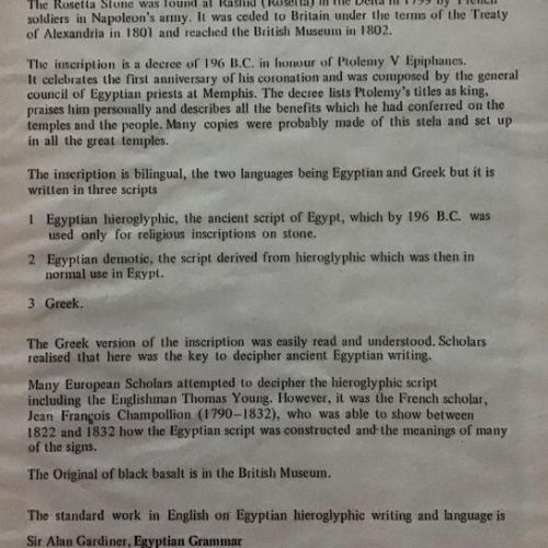 Egyptian Artefacts