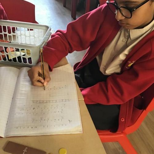Using concrete resources to multiply a unit fraction by an integer