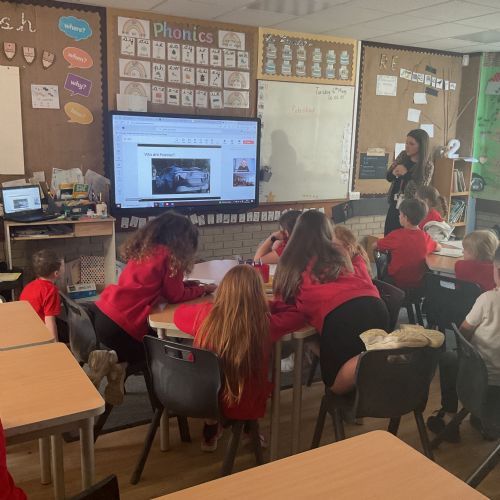 Zoom meeting with a vehicle designer
